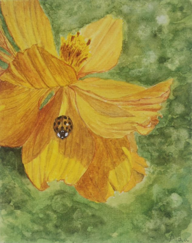 a watercolor painitng